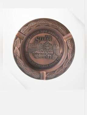 Vintage Copper Tone 3-Stick Winston Select Ashtray